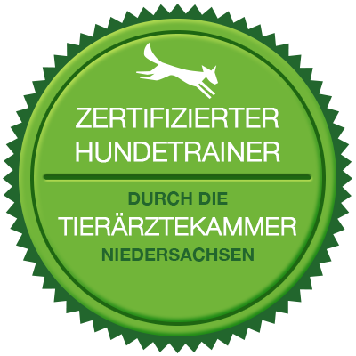 Zertifizierter Hundetrainer durch die Tierärztekammer Niedersachsen
